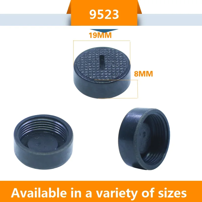12/13/14/15/16/17/18/20/22MM Dia &9523 Black Plastic Carbon Brush Holder Threaded Caps 20pcs