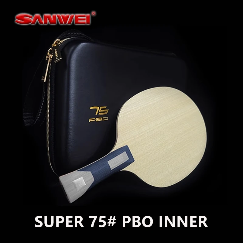Original SANWEI Super 75# PBO Inner Table Tennis Blade Racket Ping Pong Paddles Pingpong Bat