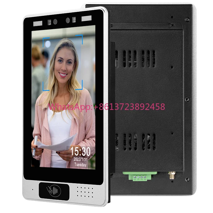 8-Inch IPS WiFi Intercom System Video Control Monitor Android Operated Electric Power Bar Design IP65 Waterproof Metal Home