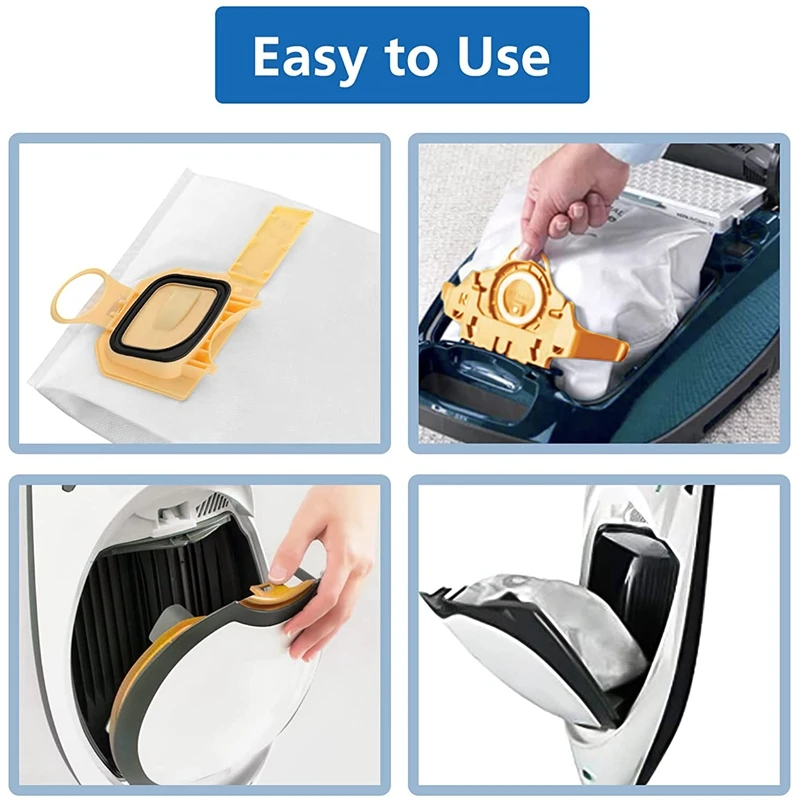 10 قطعة لأكياس المكنسة الكهربائية Kobold VK140 / 150 المتوافقة مع أكياس المكنسة الكهربائية Vorwerk Kobold VK140 VK150