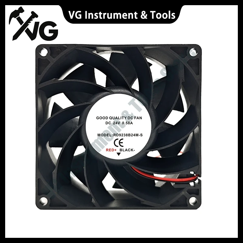 New RD9238B24M-S 24V 0.58A 13.3W 5000RPM 9cm 9238 92*92*38MM Welding machine cooling frequency converter cooling fan
