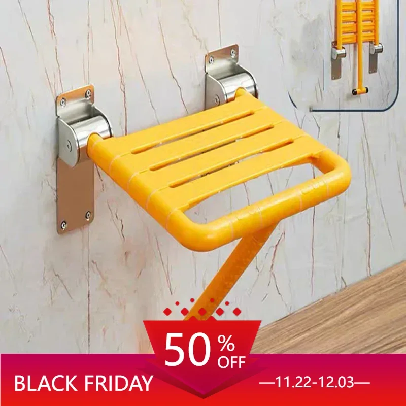 

Foldable Chair Bathroom Cabinet Washbasin Benches Sit Non-slip Shower Stool Toilet Footrest Foot Elderly Tabouret Bath Furniture