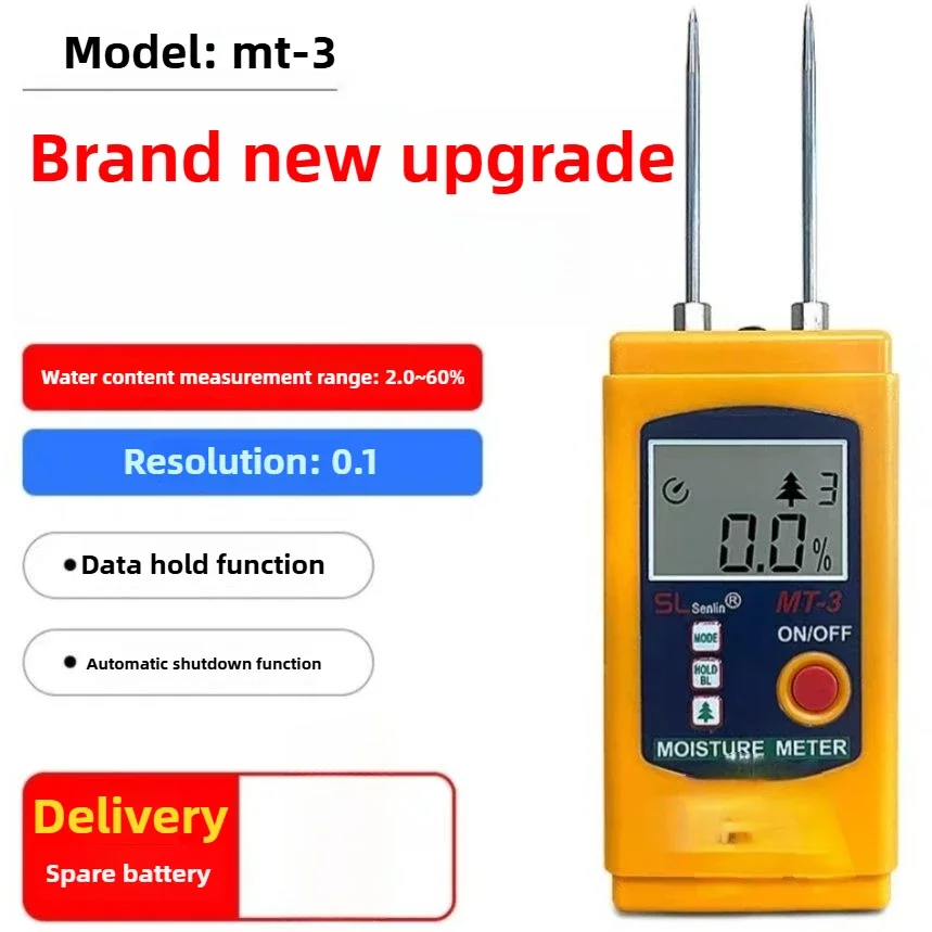 Spinning Moisture Regain Textile Meter Mt-3