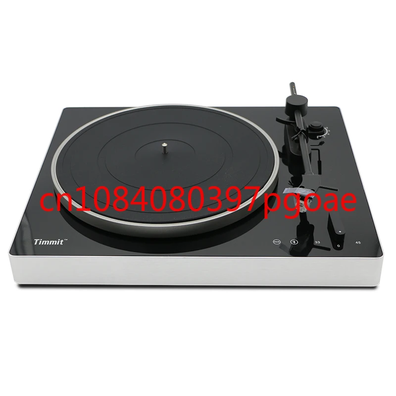 three-speed belt-drive vintage record  modern Lp  Phono  multiple black suitcase turntable player with BT USB