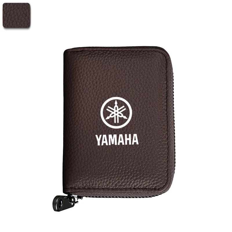 محفظة جلدية لبطاقة الائتمان لبطاقة الائتمان لبطاقة الهوية لتصفيف سيارة ياماها