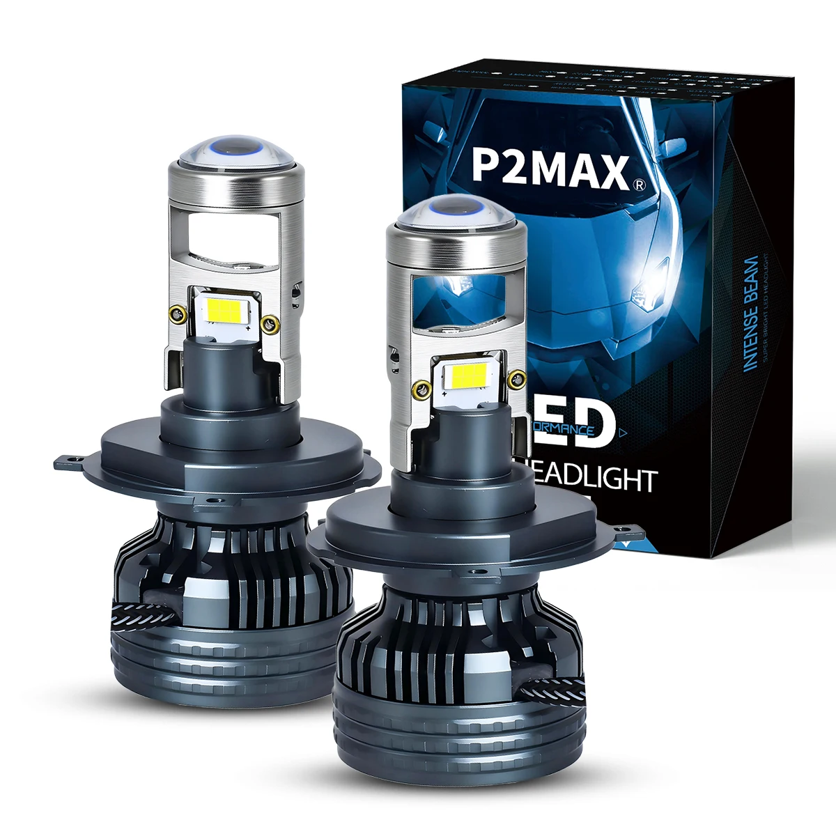 

1/2PCS H4 900 P43T Bi LED Headlight Bulbs 6000K LHD Beam High Low Lights for Car Headlight Bulbs