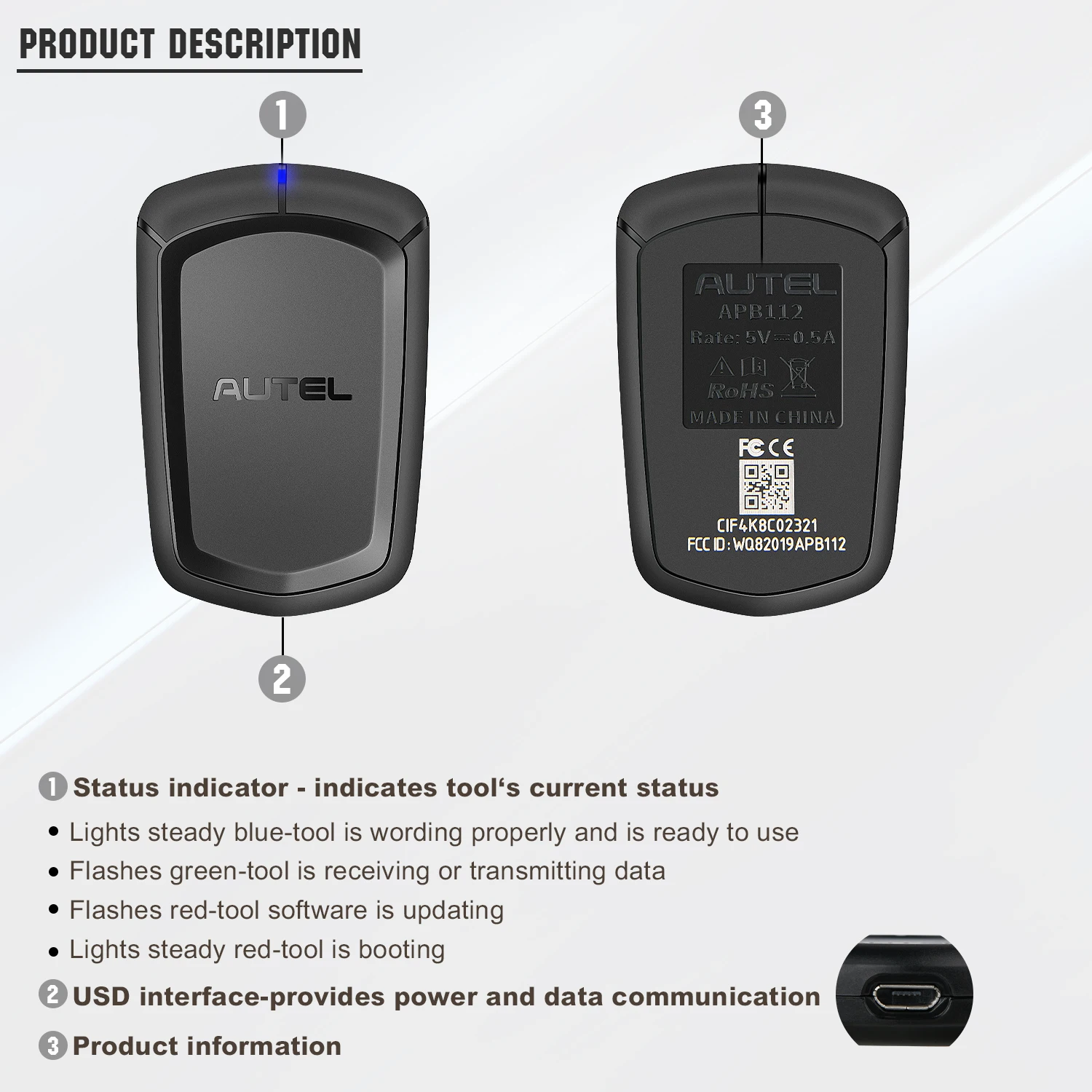 Autel Program Scanner IM608 II IM608S II Key FOB Programming Tool Komplettset Diagnosescanner, obere IMMO-Funktion, ECU-Codierung – Detail 25