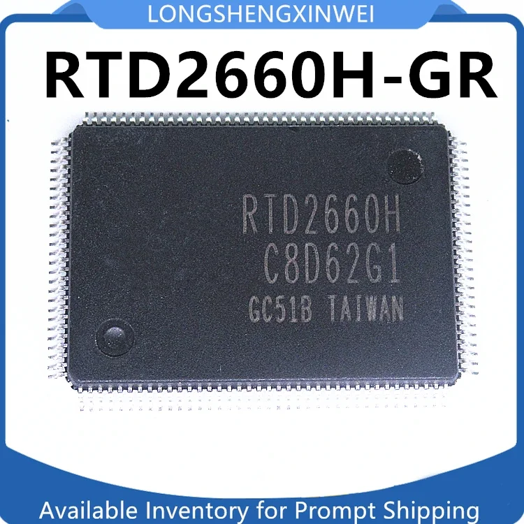 1PCS New RTD2660H RTD2660H-GR QFP128 Original LCD TV Motherboard Drive IC