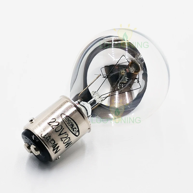 Hosobuchi 220V20W O-3605 Halide Bulb BA15D Base For 8B154 2838060 CHB Microscope Lamp