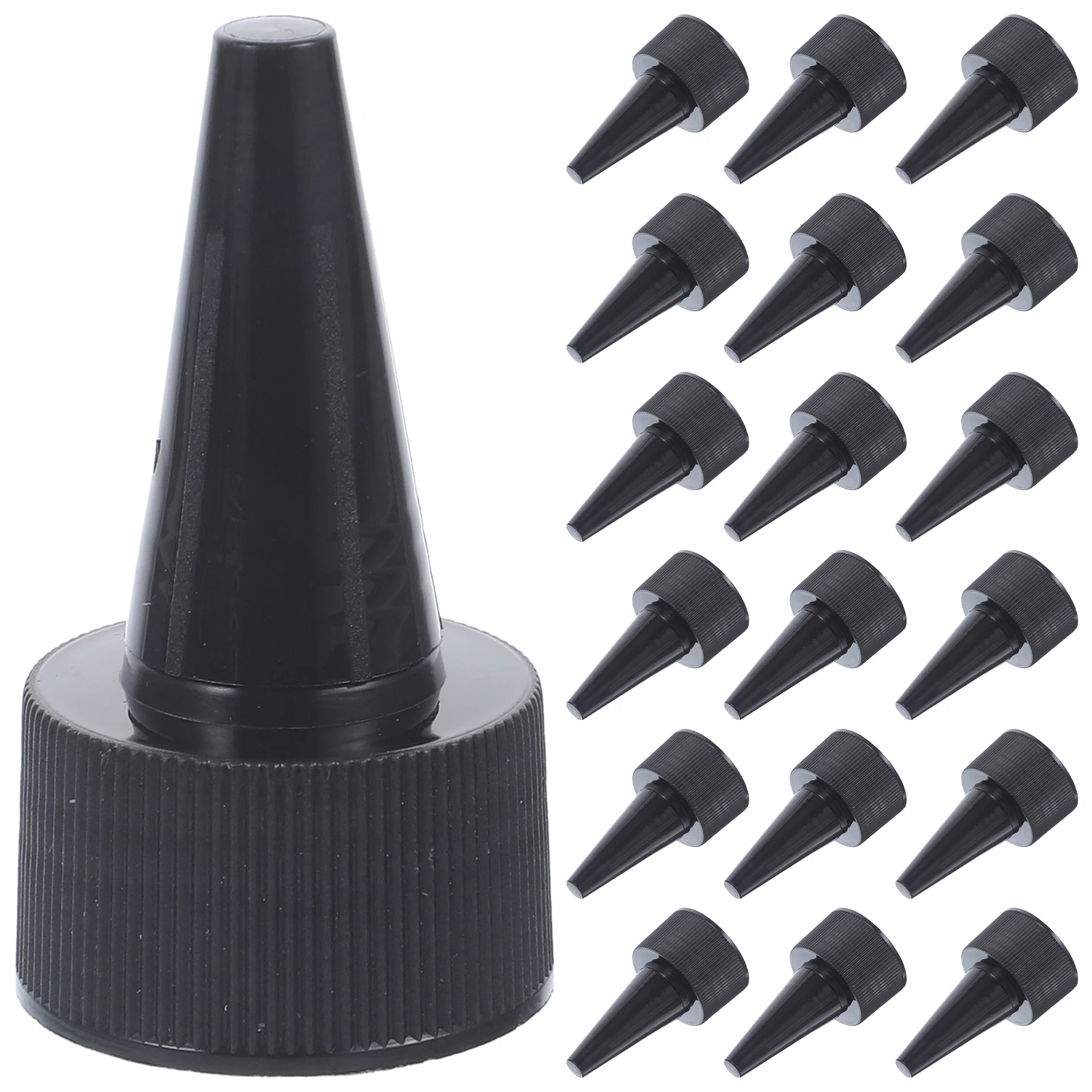 

50 Pcs Sports Pull Cap Bottle Leak Proof Lids Replacement Cover Plastic Caps for Bottles Home Sealing Dispenser Reusable Durable