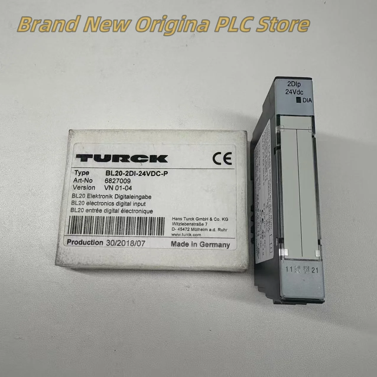 Novo módulo plc original BL20-2DI-24VDC-P 6827009 BL20-4DO-24VDC-0.5A-P 6827023