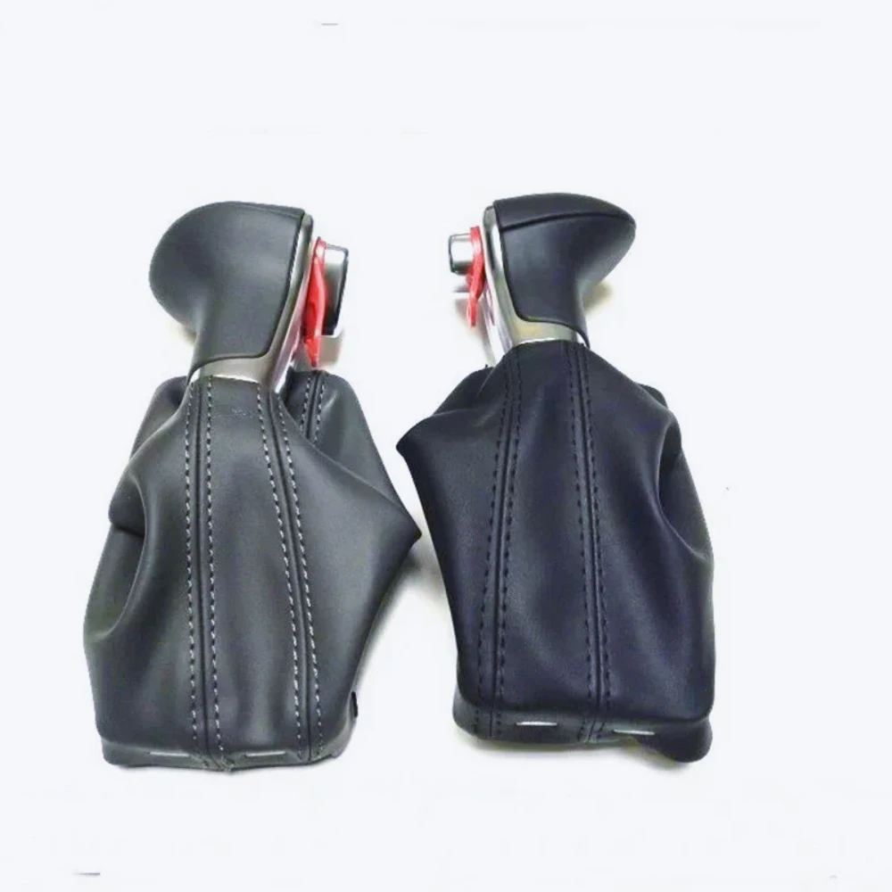 

AADD-car Leather Chrome GEAR Shift Knob shift knobs For AUDI A6 A7 A3 A4 A5 A6 c6 Q7 Q5 2009 2010 2011 2012 2014 4G1 713 139 R