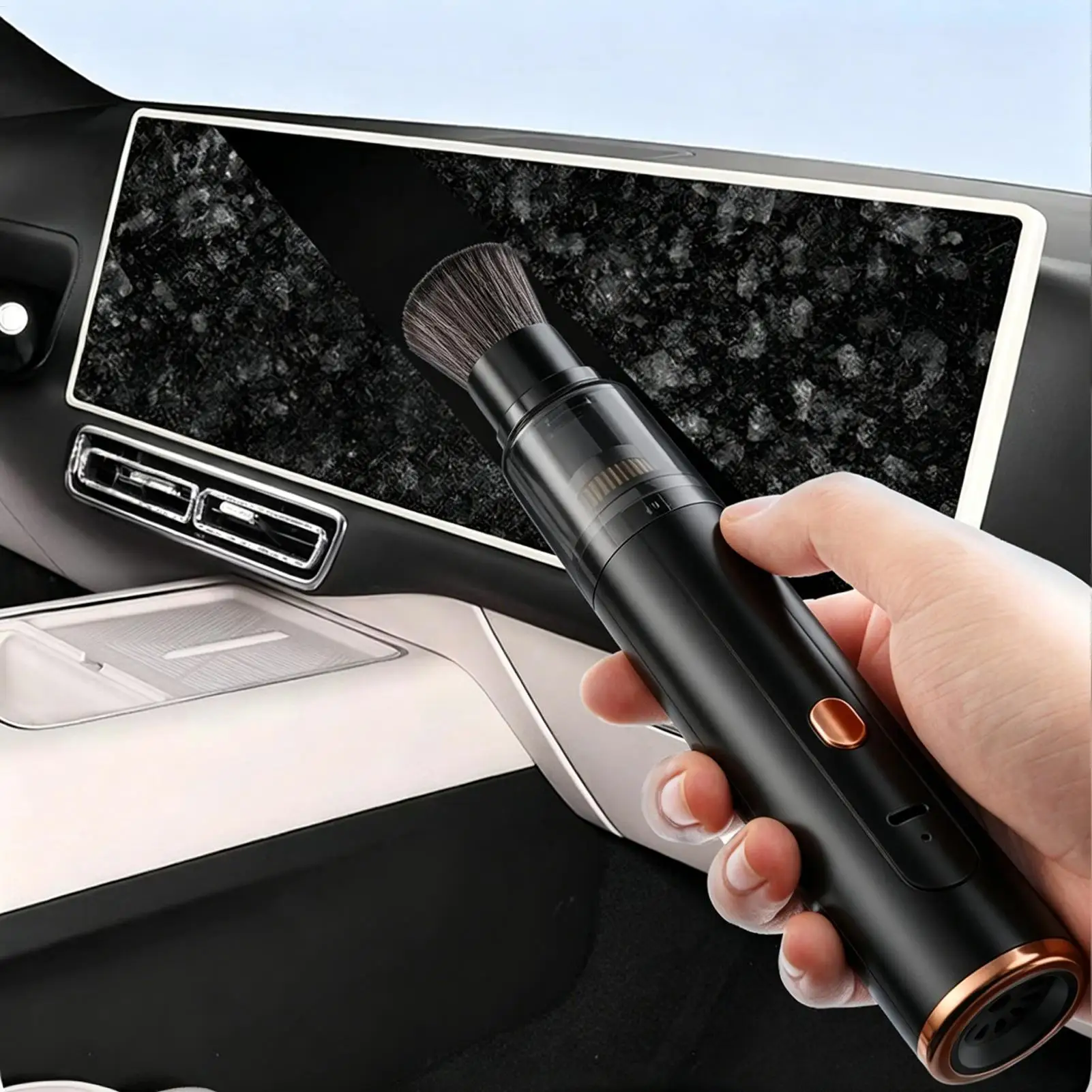 Car Vacuum Cleaner Mini Convenient Vacuum Cleaner Multi Functional Wireless Handheld Vacuum Cleaner Strong Suction Low Noise