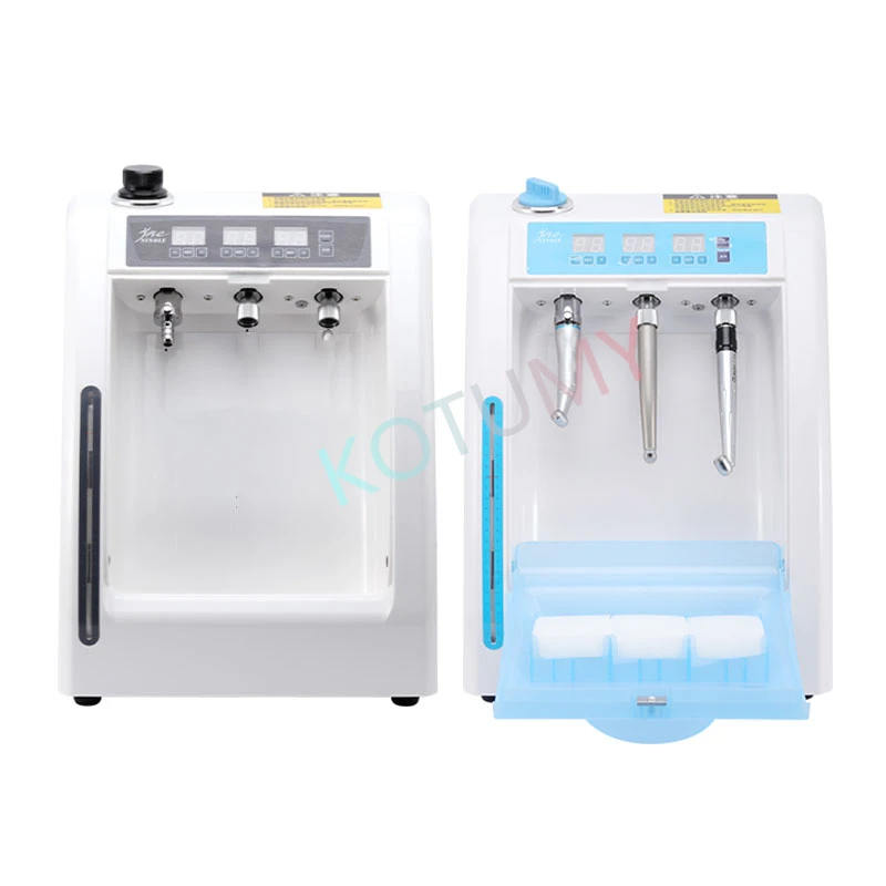 Dental Handpiece Cleaning Lubricating Machine Intelligent 4/6Hole Dental Handpiece Oiling Cleaning Machine Mobile Phone Cleaning