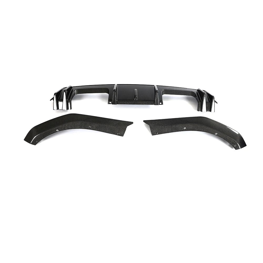 

High Grade Exterior Accessories Dry Carbon Fiber Rear Bupmer Diffuser Universal Car Spoiler Auto Body Kit for BMW G82 G83 M4