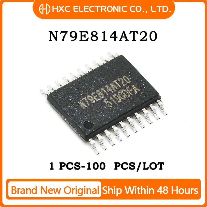 

1/5/10/50PCS NEW Original IC N79E814AT20 N79E814A TSSOP20