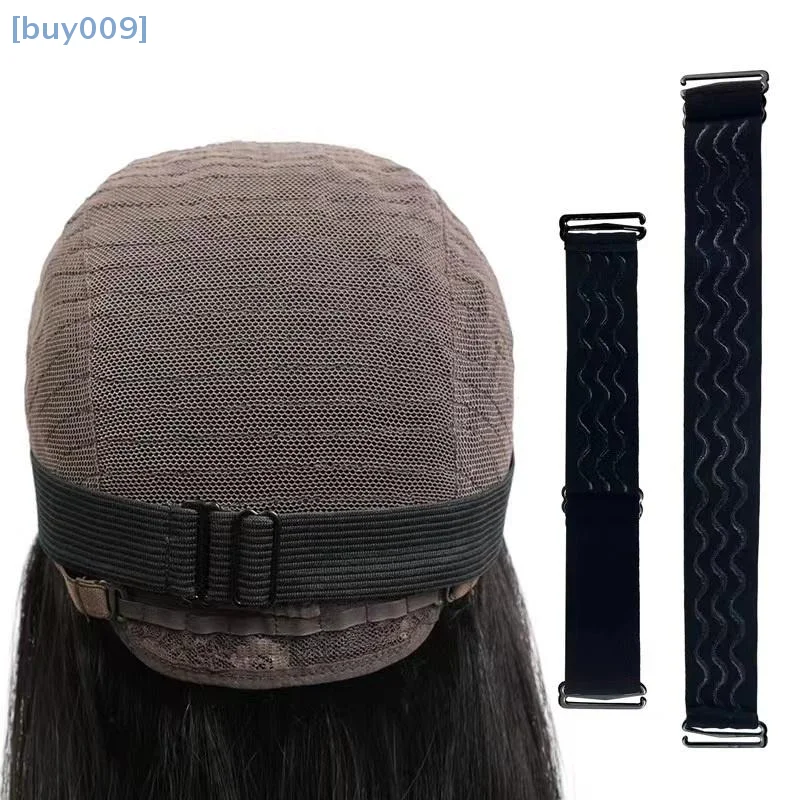 

【buy009】17-28cm Black Adjustable Elastic Band For Holding Wigs Non Slip Wig Belt For Making Wig Accessories