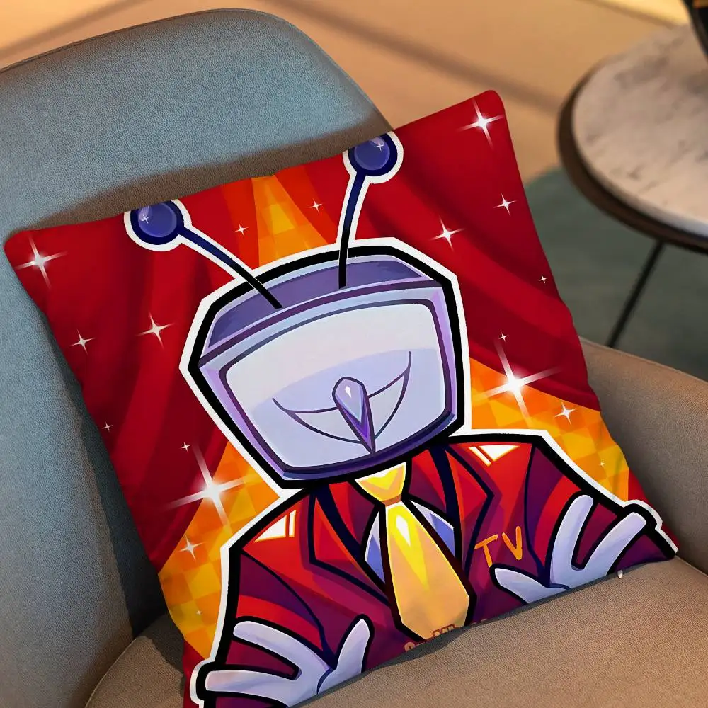 TV host Mr Ant Tenna Deltarune Pillow Case Office Cushions Suitable For Sofa Car Bedroom Decorative Cushion Cover