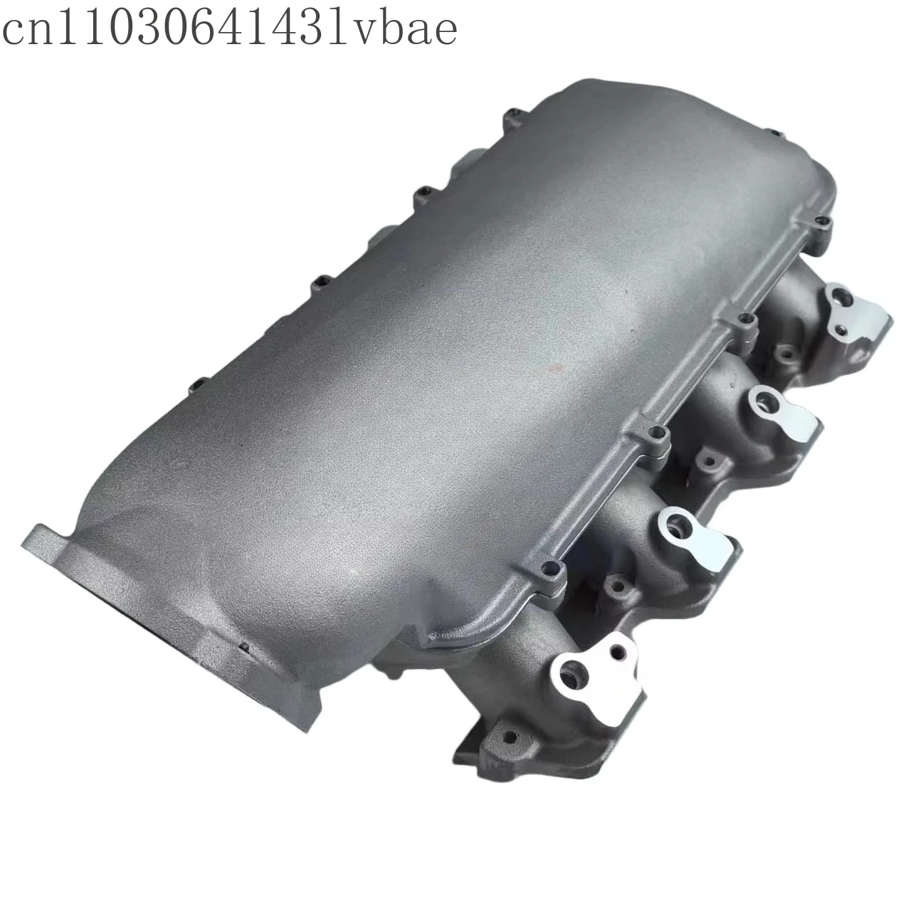 Satin Aluminum LS Lo-Ram EFI Intake Manifold With Fuel Rail Kit Compatible with GM LS1 LS2 LS6 Engine