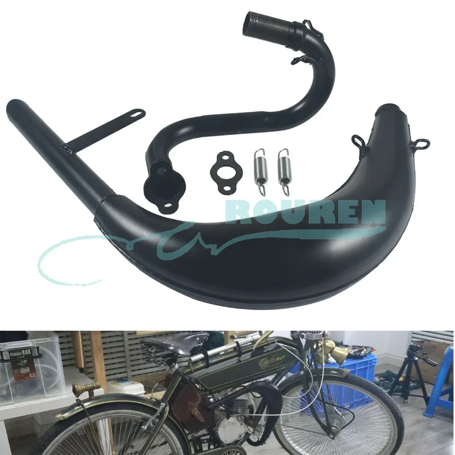 

Exhaust Pipe Muffler Engine Bend for Motorcycle 50cc 80cc 2 Stroke Pit Dirt Bike Muffler Scooter Modification Accessories