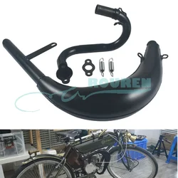Exhaust Pipe Muffler Engine Bend for Motorcycle 50cc 80cc 2 Stroke Pit Dirt Bike Muffler Scooter Modification Accessories