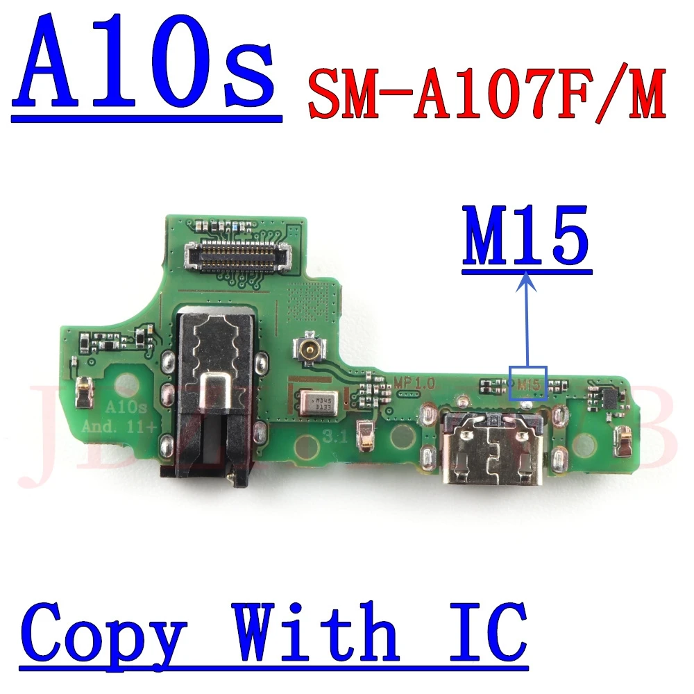 USB Charge Port Jack Dock Connector Charging Board For Samsung Galaxy A10s A107F A107M M15 M16 Motherboard Main Flex Cable