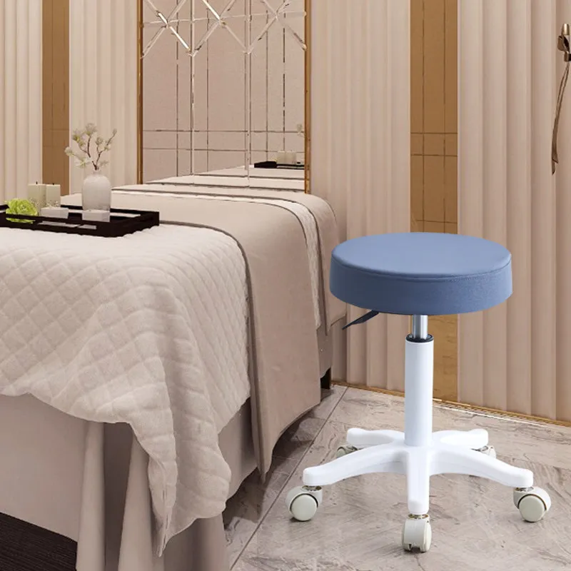 #Bar Counter Chair Height Adjustable Rotating Stool 5-Star Base for Home High-Top Front Desk Cashier Beauty Hairdressing