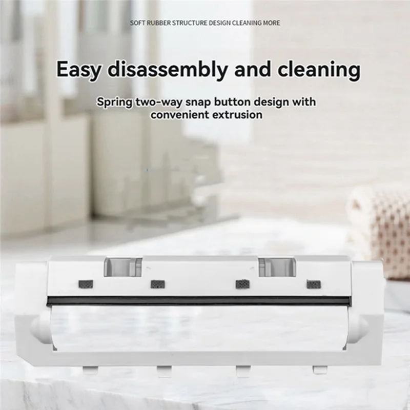 ฝาครอบแปรงหลักสำหรับโรโบร็อค คิวเรโว คิวเวิร์ฟ/พี 20 โปรเครื่องดูดฝุ่นอะไหล่ทดแทนได้ฝาครอบแปรงลูกกลิ้ง-[2025]