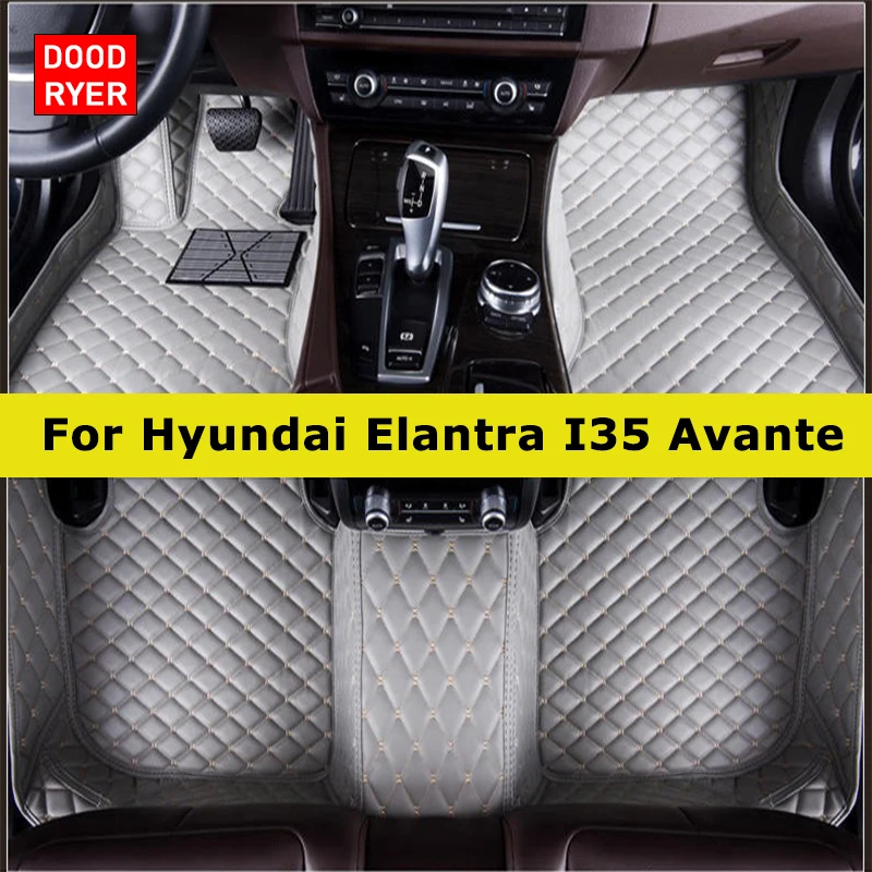 DOODRYER Custom Car Floor Mats For Hyundai Elantra I35 Avante Auto Carpets Foot Coche Accessorie