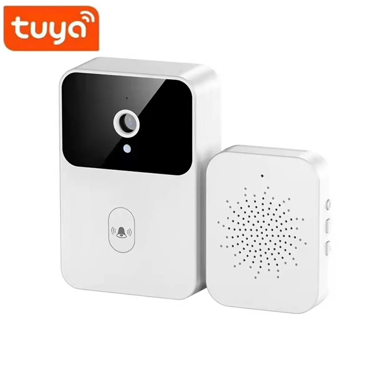 Free Cloud Storage Tuya APP  WIFI IP Doorbell Wireless Intercom Visual Door Viewer IR Night Vision Video Door Phone