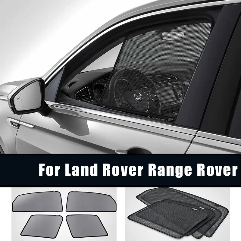 Custom fit For Land Rover Range Rover vogue Velar Sport Discovery  3 4 Defender Magnetic Car Window Sunshade Car Door Sun Shade 