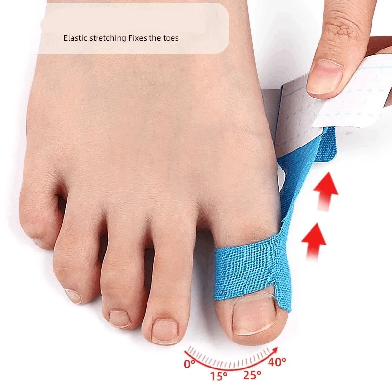 1/10PCS Bunion Corrector & Pain Relief Kinesiology Athletic Tape For Bunions Turf Toe,Big Toe Spacer/Separator/Straightener Tape