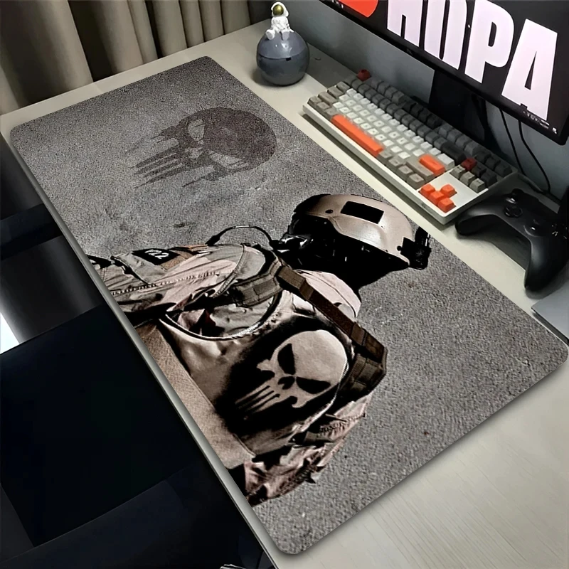 Laptop Office Table Mat Mousepad Keyboard Gaming Non-slip Deskmat Mouse Pad Gamer Accessories Desk Mats Punisher  Rubber Carpet