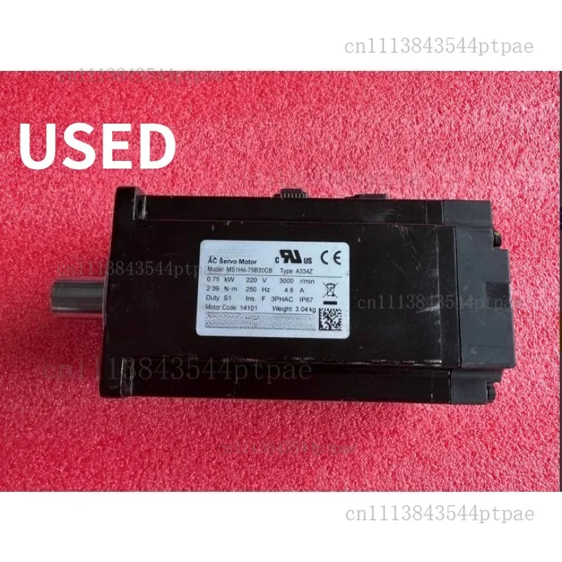 Ms1h4‑75b30cb‑a334z 0.75kw 220v Absolute Value Servo Motor with Brake (actual Picture Taken)