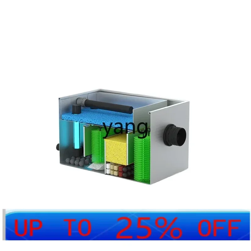 

YJQ water circulation system fish culture circulating water system large pool water purification equipment filter device box