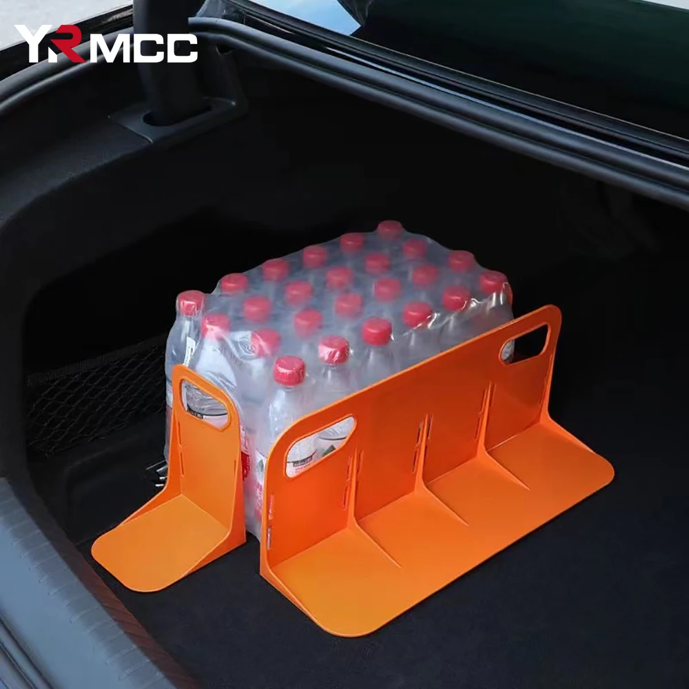 Car Trunk Storage Box Fixed Partition Multifunctional Auto Trunk Fixed Rack Holder 2Size Cars Plastic Baffle Solid Baffle Back