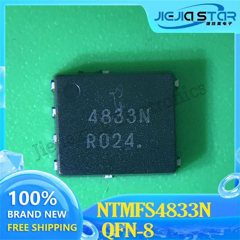 

NTMFS4833NT1G NTMFS4833 QFN8 Part Number 4833N N-Channel Voltage 30V Current 16A MOSFET 100% New and Original