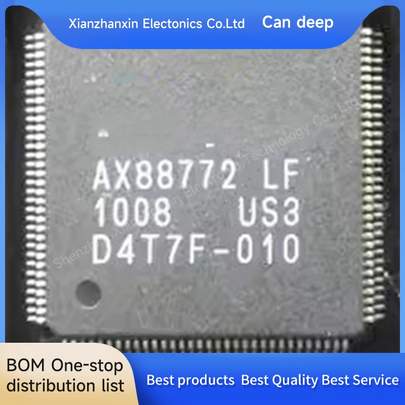 1pcs/lot AX88772LF AX88772 LF QFP-128 Ethernet controller chip
