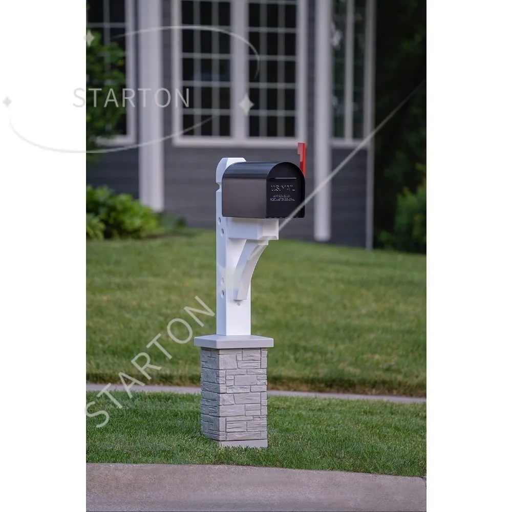 Premium Mailbox Post Set (Cross-Arm)