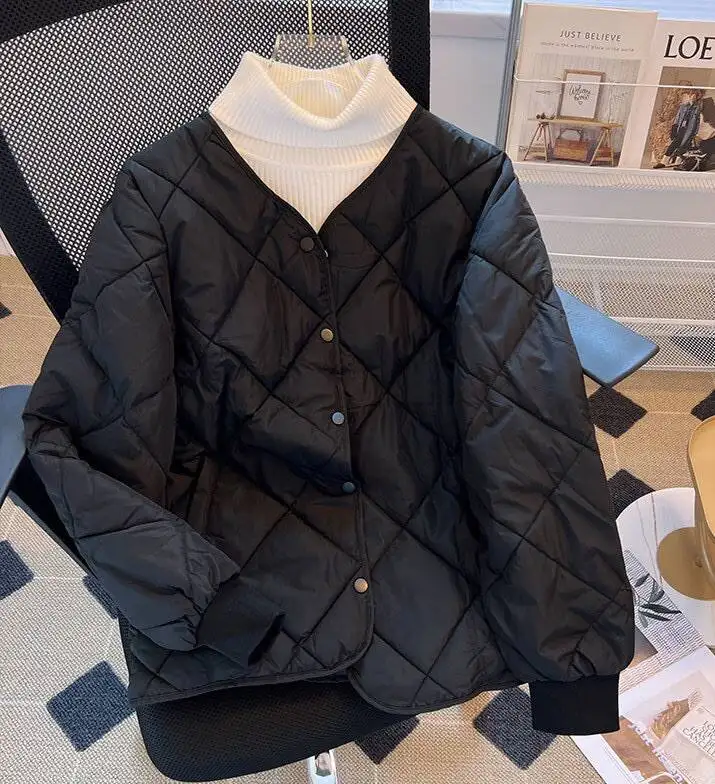 パーカー レディース 女性用 秋 リネン マット チェック柄 シングルブレスト プレスド フラップポケット リテラリー ジュニア ユニーク アーティスティック マルチカラー ソフト