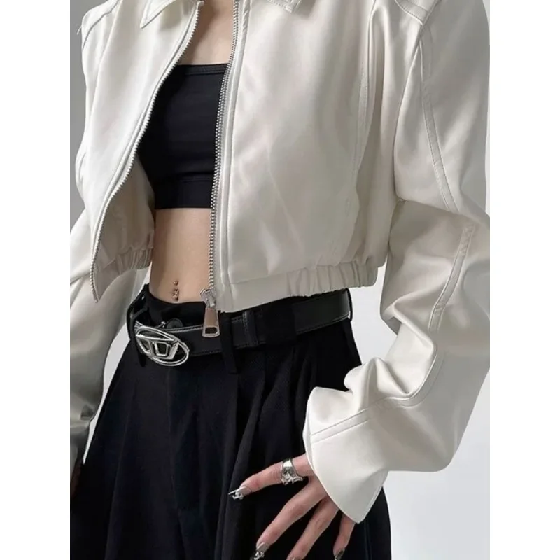 

High-end for Motorcycle Design Leather Jacket 2025 New Leather for Women Short Autumn