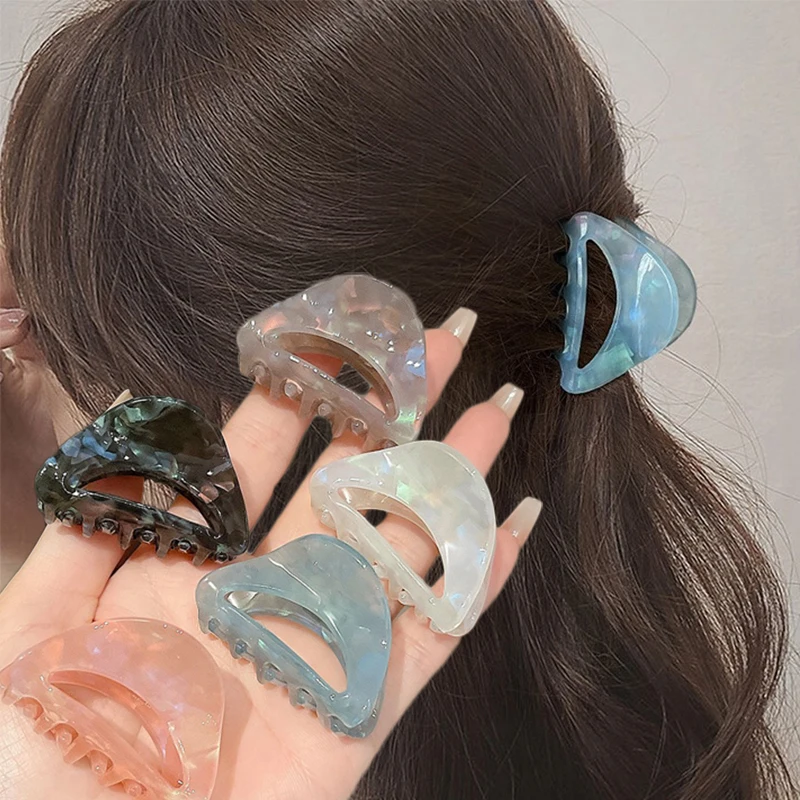 

Fashion Acetate Hair Claw Women Geometric Hair Claw Clamps Mini Hairpins Barrette for Girls Claw Clip Crab Hair Accessories