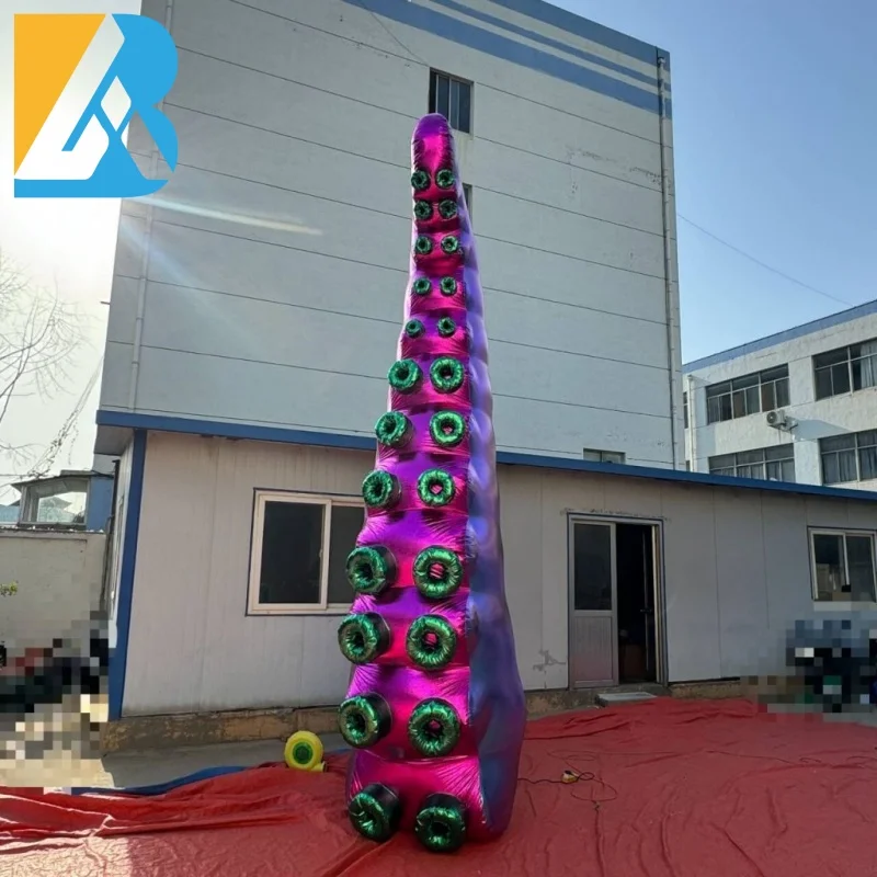 

Bespoke Party Event Planners Shiny Giant Blow up Tentacles for Halloween Party Decoration Toys