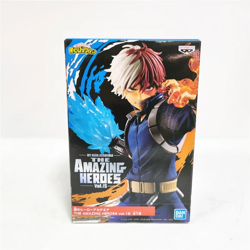 Bandai BANPRESTO My Hero Academia THE AMAZING HEROES Shoto PVC Figurki akcji 140mm Boku no Hero Academia Figurka Model Zabawki