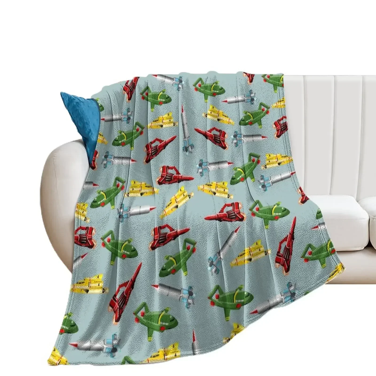 

Thunderbirds Pattern Throw Blanket Winter beds christmas decoration Luxury Thicken Blankets