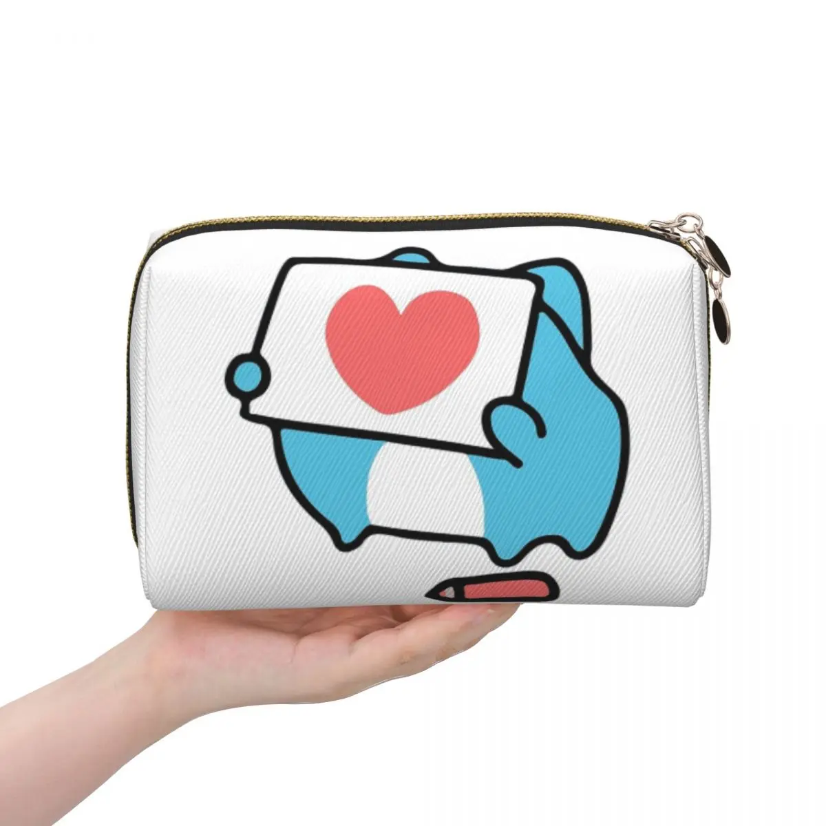 Comic Cat Bugcat Capoo Bug Cat Women Cosmetic Bags Travel Makeup Organizer Pouch Toiletry Storage Dopp Kit Box