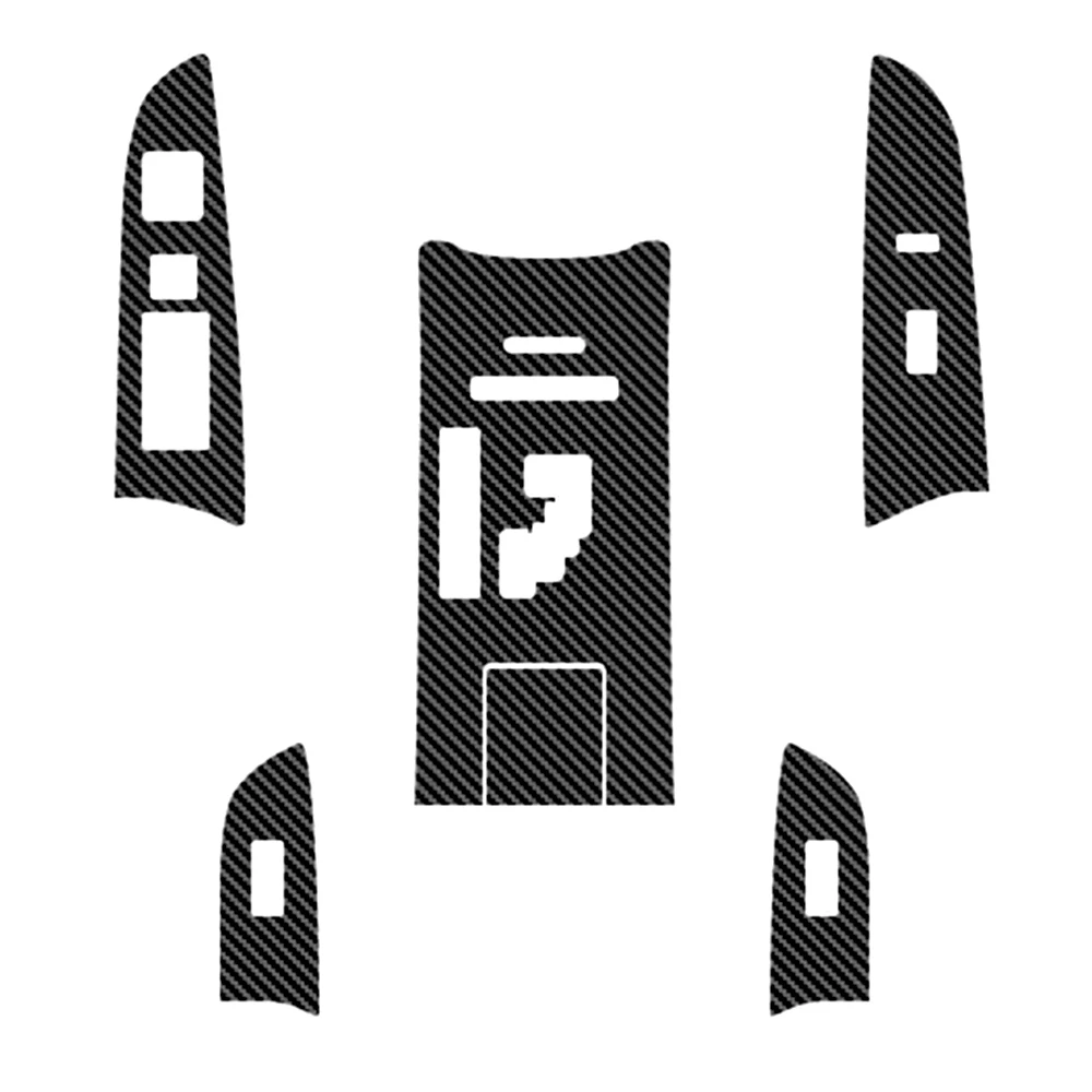 2D الفينيل التفاف فيلم والعتاد التحول صندوق غطاء لوحة الكسوة لكزس IS250 300 350 2006-2012 ألياف الكربون سيارة التفاف احباط اكسسوارات