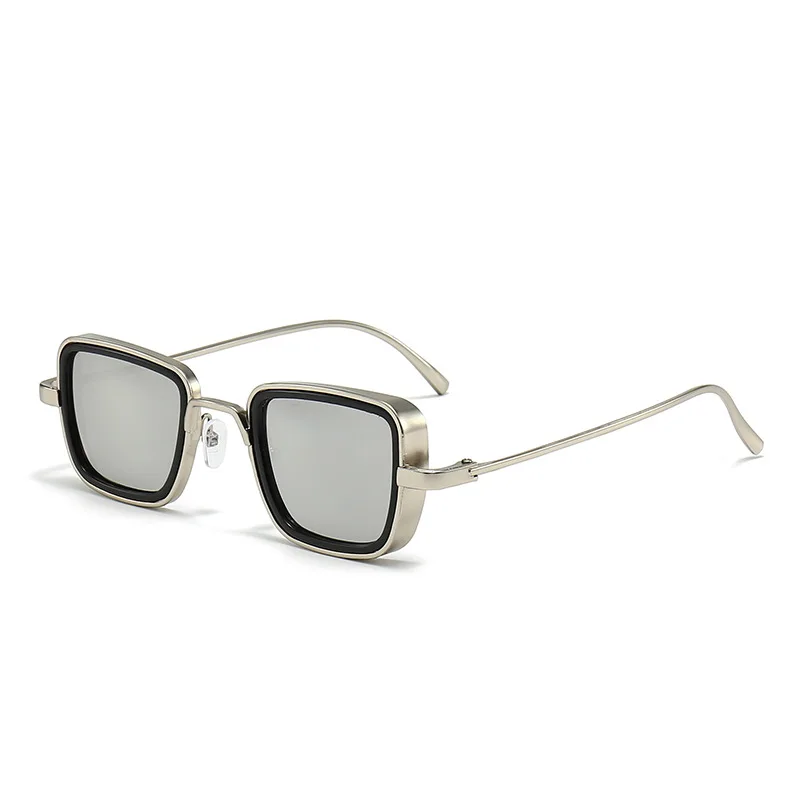 58157 Indian sun glasses men's retro fat edge fashion metal frame fashion sunglasses