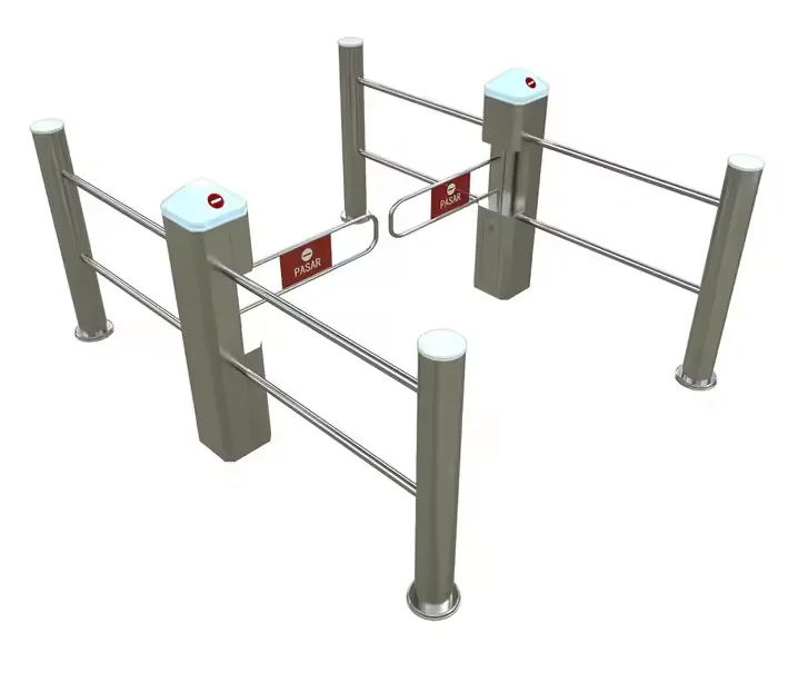 0.5S Open/close Time Stainless Steel Servo Motor Acrylic Arm Column Swing Turnstile Gate     Product Specification  Dimension	14