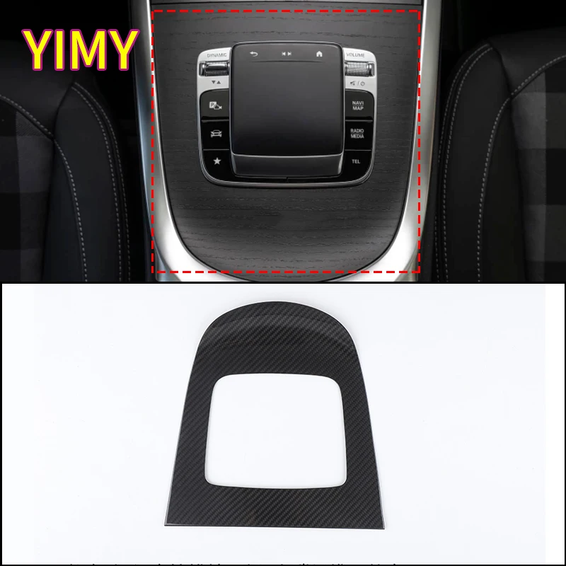 

Carbon Fiber Central control gear rod panel decorative frame Suitable for Mercedes-Benz G-Class W465 2025 Car Accessories